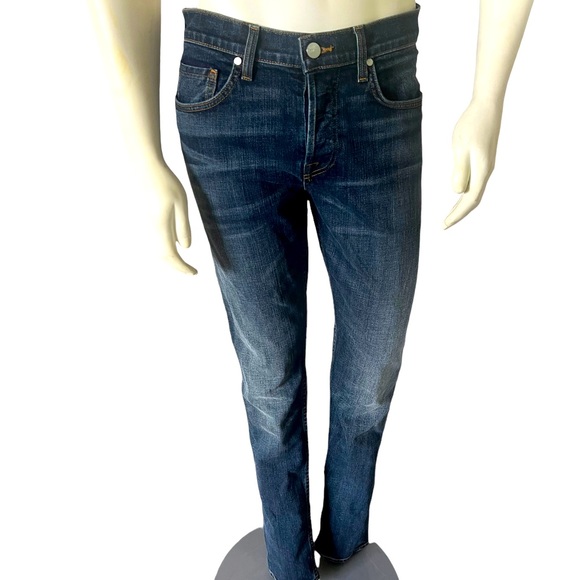 BLDWN mens denim in size 31x32 excellent condition darker wash indigo - Picture 3 of 7